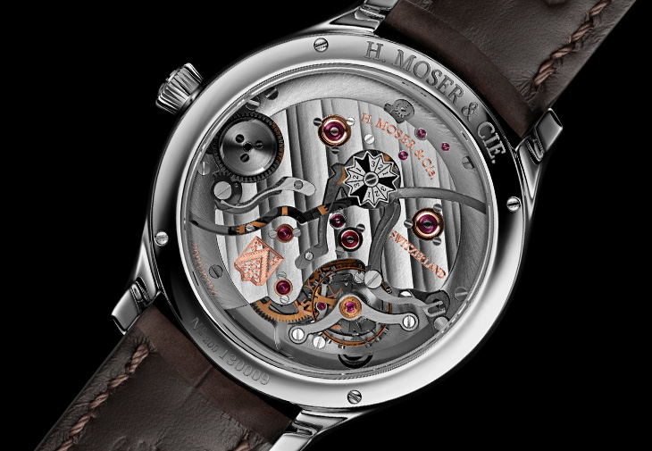 亨利慕時H. MOSER & CIE.勇創者萬年曆煙燻鮭魚腕錶