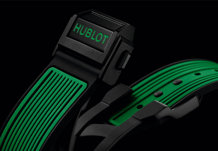 HUBLOT Spirit of Big Bang羅勒綠陀飛輪碳纖維腕錶