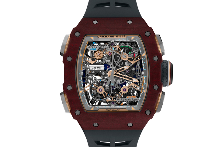 一錶掌握足球賽／RICHARD MILLE RM 41-01 Tourbillon Flyback Chronograph Soccer
