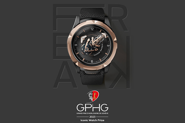 雅典錶FREAK ONE奇想系列腕錶榮獲2023 GPHG最佳標誌性腕錶