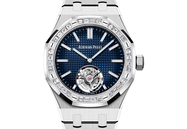 愛彼皇家橡樹自動上鍊飛行陀飛輪超薄腕錶