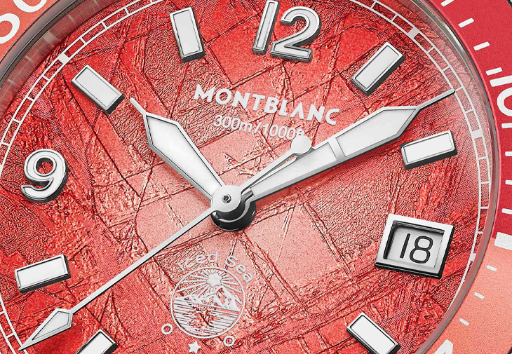 MONTBLANC萬寶龍Iced Sea系列日期顯示自動零氧腕錶限量版300