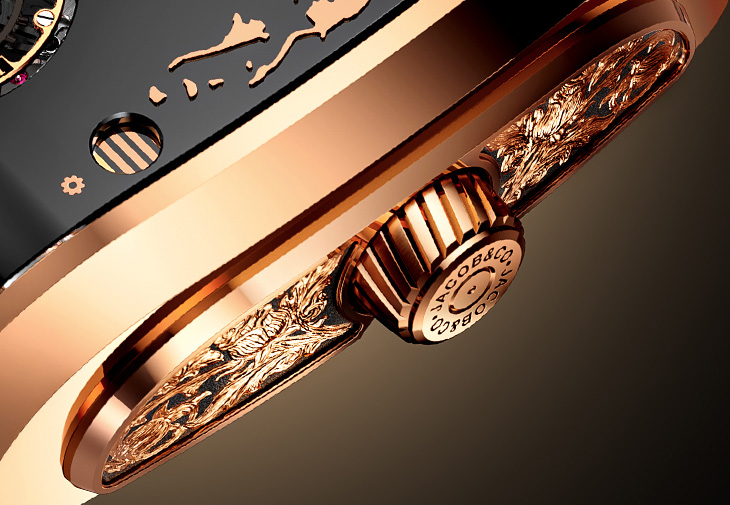 JACOB & CO. The Godfather II 雙旋律飛行陀飛輪腕錶