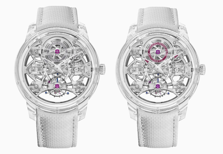 芝柏表 GIRARD-PERREGAUX 藍寶石水晶 陀飛輪 Bridges 金橋 Quasar Light