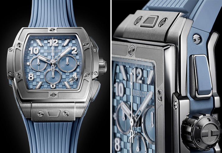 HUBLOT宇舶錶Spirit of Big Bang系列潮蒼藍鈦金計時碼錶