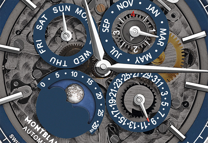 萬寶龍MONTBLANC傳承精密計時系列萬年曆腕錶