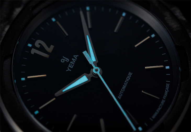 YEMA野馬錶Wristmaster Traveller CMM.20黑色手工刷紋限量版腕錶