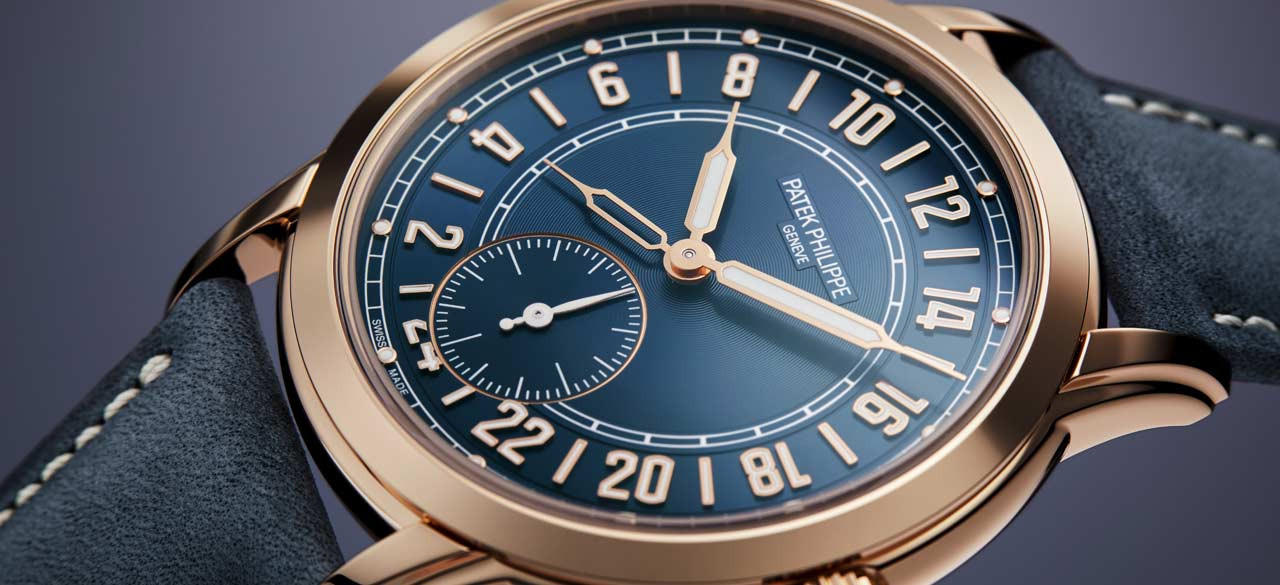 5224R-001二十四小時顯示兩地時間腕錶