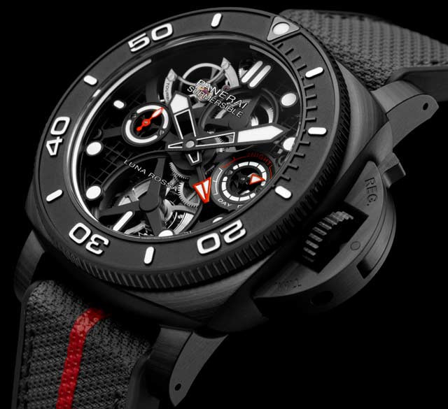 Submersible Tourbillon GMT Luna Rossa PAM01405