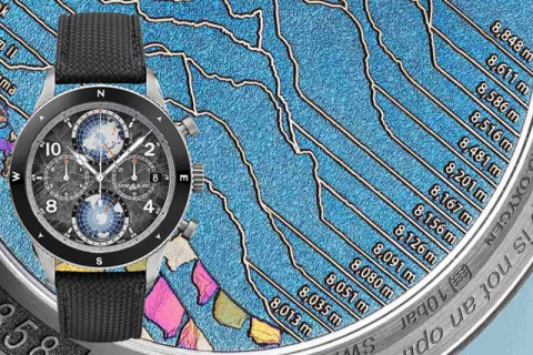 1858 Geosphere計時零氧腕錶The 8000限量款290