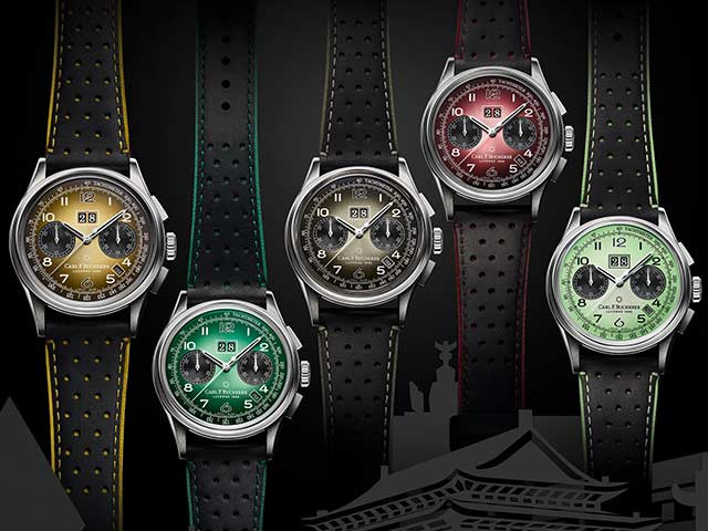 傳承系列年曆雙盤計時碼錶