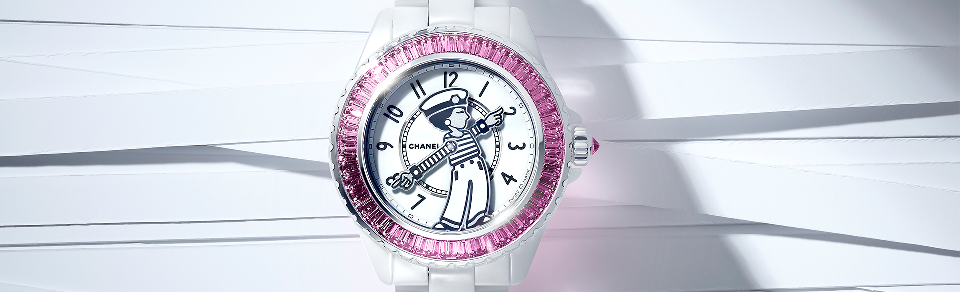 CHANEL香奈兒腕錶暨高級珠寶的獨立旗艦店推出Mademoiselle J12 La Pausa限量腕錶
