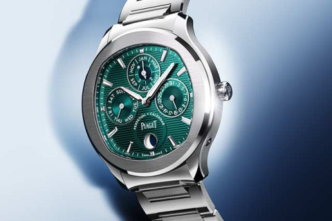 Polo礦石綠超薄萬年曆