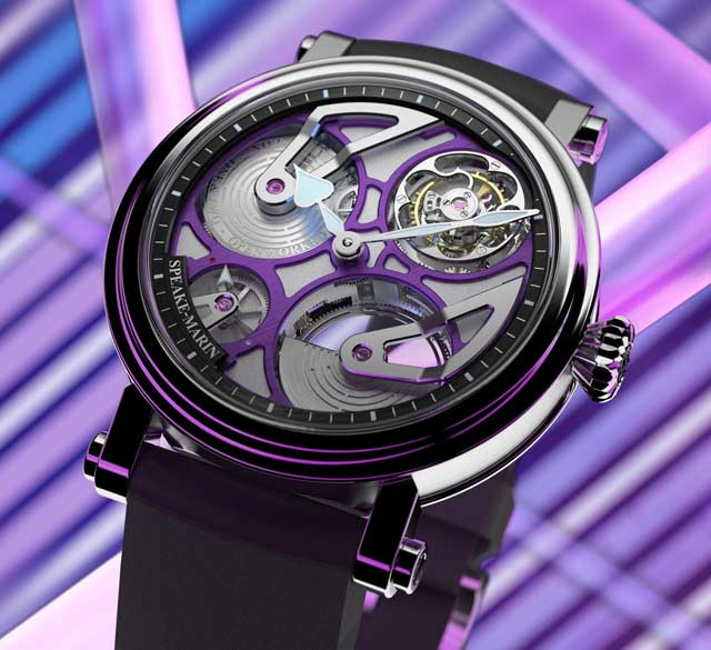 煥紫Openworked Tourbillon 飛行陀飛輪腕錶