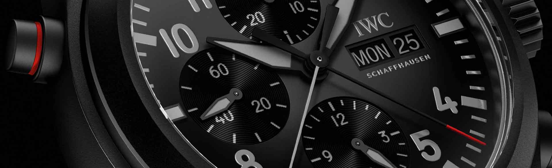 IWC萬國錶 Top Gun Ceratanium追針計時碼錶