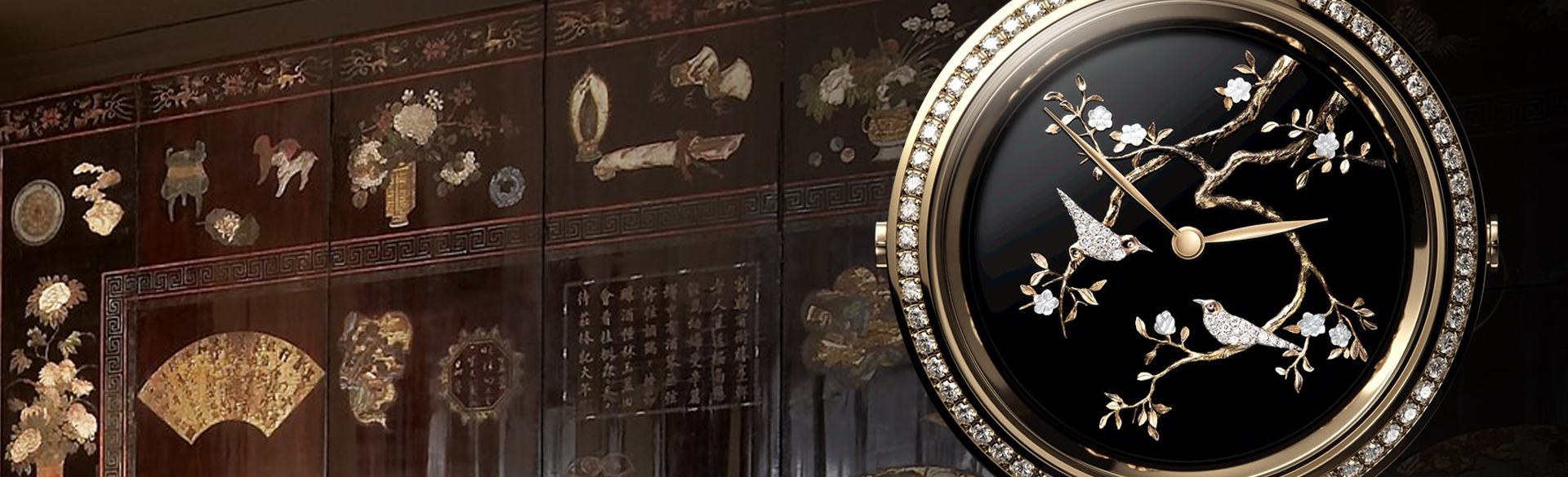 Mademoiselle Privé烏木屏風長項鍊