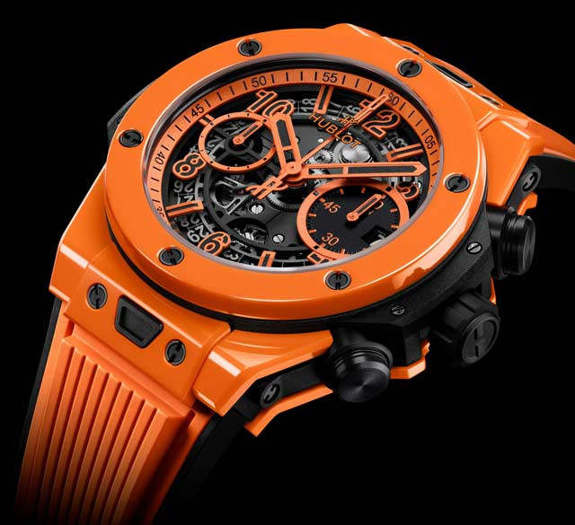 Big Bang Unico Orange傲然橘陶瓷計時碼錶