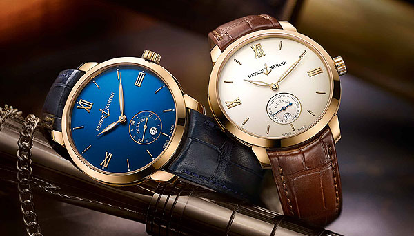 簡約高雅深厚內涵 雅典錶獨創鎏金小秒針腕錶