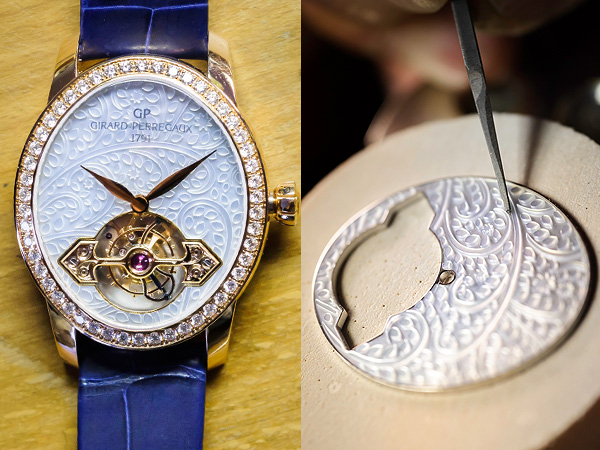 GIRARD-PERREGAUX芝柏錶Cat’s Eye金橋陀飛輪腕錶