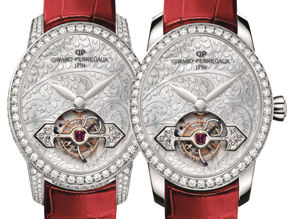 GIRARD-PERREGAUX芝柏錶Cat’s Eye金橋陀飛輪腕錶