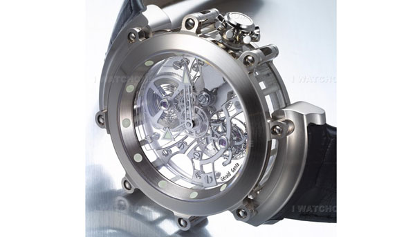【用iPhone看城邦國際名表】寶格麗Gerald Genta Tourbillon Saphir腕錶