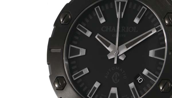 夏利豪All Black黑色計劃系列腕錶