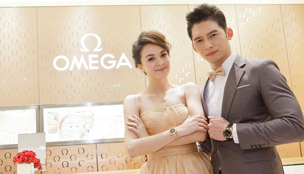 OMEGA名品店 新光三越信義新天地開幕記者會 亞太影后張榕容、都會雅痞溫昇豪連袂出席