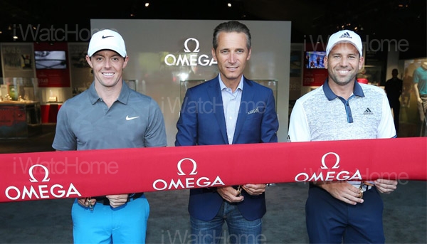 OMEGA形象大使參訪2015年PGA錦標賽OMEGA展