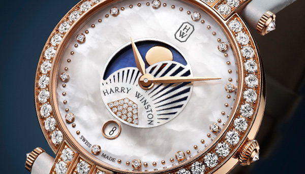 珍珠母貝與月相的邂逅　海瑞溫斯頓卓時Premier系列仕女腕錶