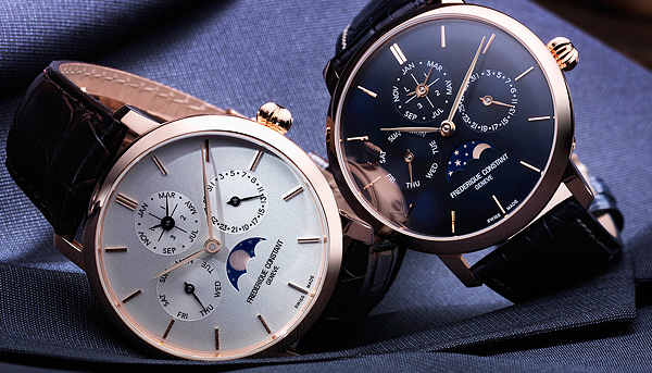 高CP值萬年曆　康斯登自製機芯萬年曆腕錶