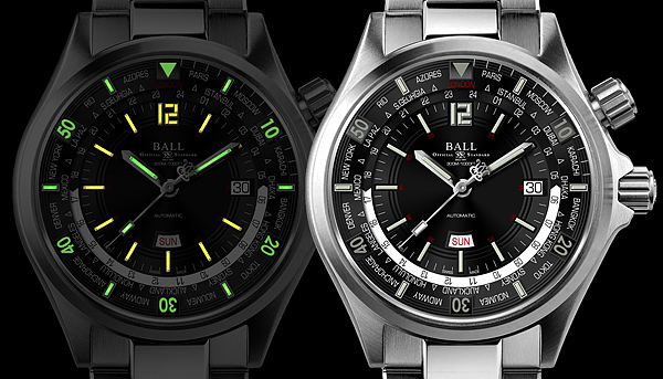 潛水兼看世界時間　波爾錶Engineer Master II Diver Worldtime腕錶