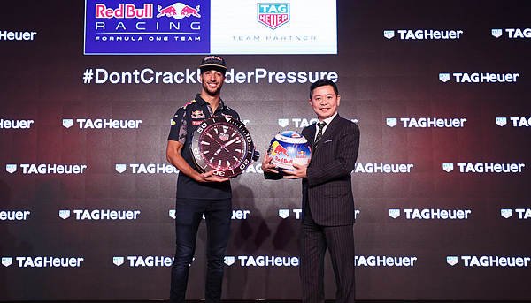 豪雅攜手紅牛車隊　引爆上海F1賽場