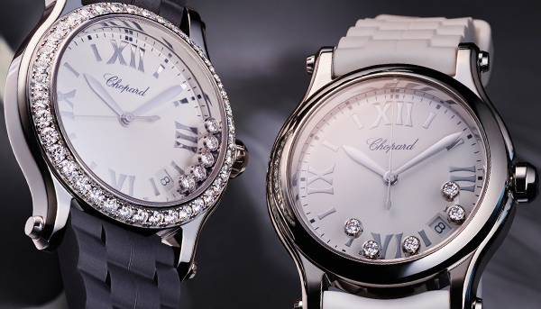 艷夏亮眼色澤　蕭邦Happy Sport 36mm系列腕錶