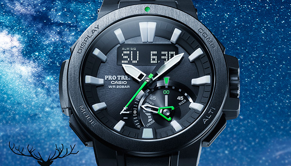 上山下海探索大自然　CASIO Pro Trek Prw-7000系列腕錶