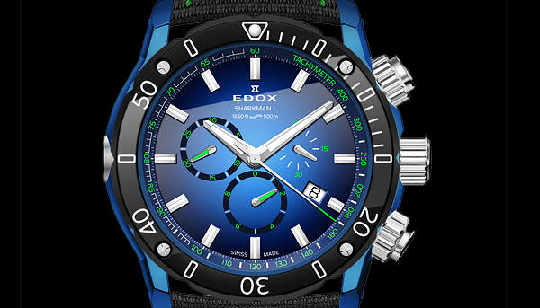 為保護鯊魚盡一份心　EDOX SharkMan1限量版腕錶
