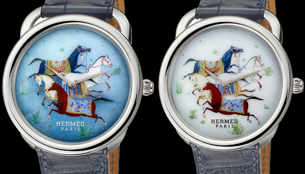 喚起古絲路之旅　愛馬仕Arceau Cheval d’Orient大明火琺瑯腕錶