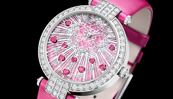 粉紅浪漫　海瑞溫斯頓卓時系列Precious Love 36毫米自動腕錶