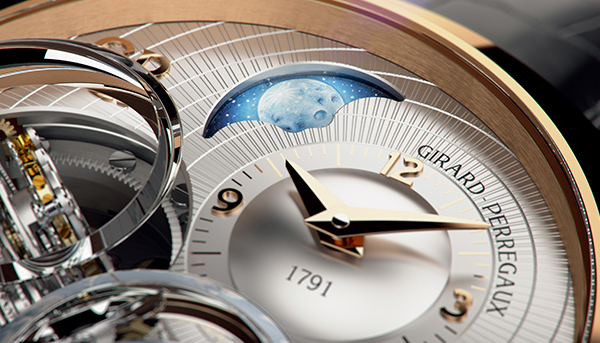 宇宙上漫舞　芝柏表天象儀三軸陀飛輪腕錶