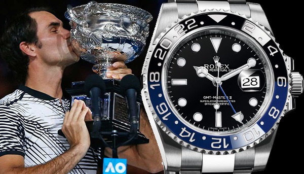費爸奪得第18項大滿貫　勞力士精心呈現GMT-Master II