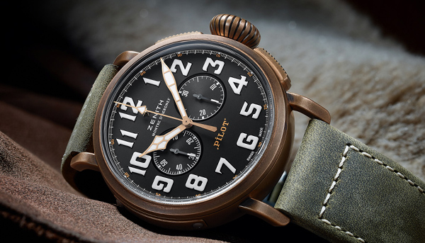 復古青銅　ZENITH Heritage Pilot Extra Special計時碼錶