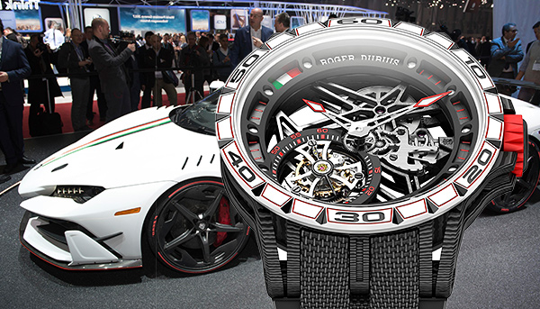 聯手義大利設計公司Italdesign　羅杰杜彼Excalibur Spider Single Tourbillon腕錶