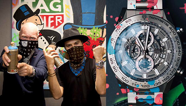 藝術狂想家的創作　豪雅H-01計時碼錶彩繪塗鴉款