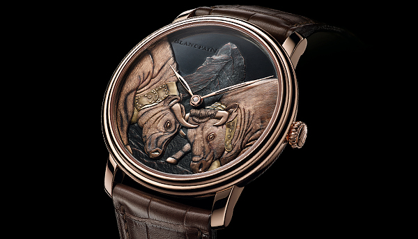 鬥牛爭王　寶鉑Villeret Collection工藝腕錶