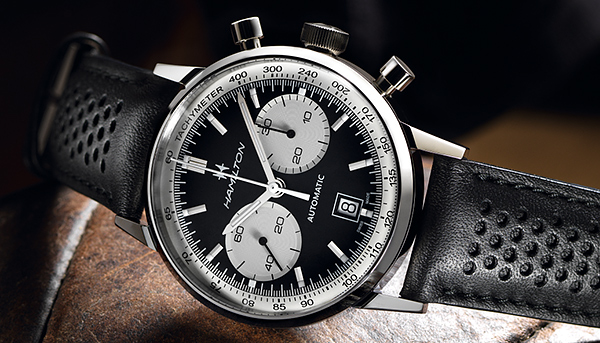 倒錯熊貓面盤　HAMILTON Intra-Matic 68復古自動上鍊計時碼錶