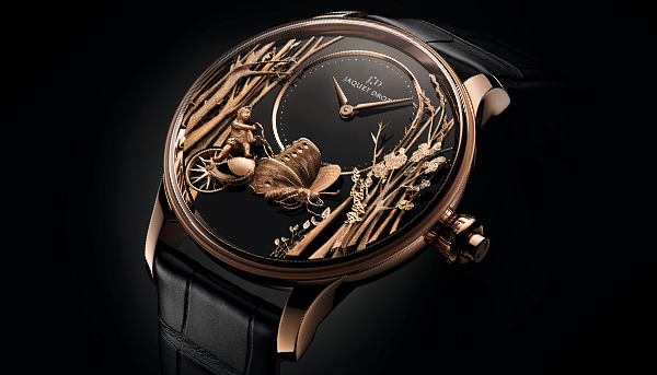 翩翩飛舞　雅克德羅Loving Butterfly Automaton自動玩偶腕錶