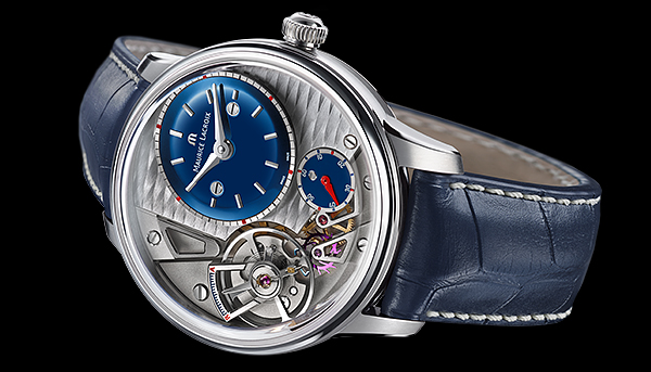 強力引力來襲　艾美匠心系列引力藍色腕錶