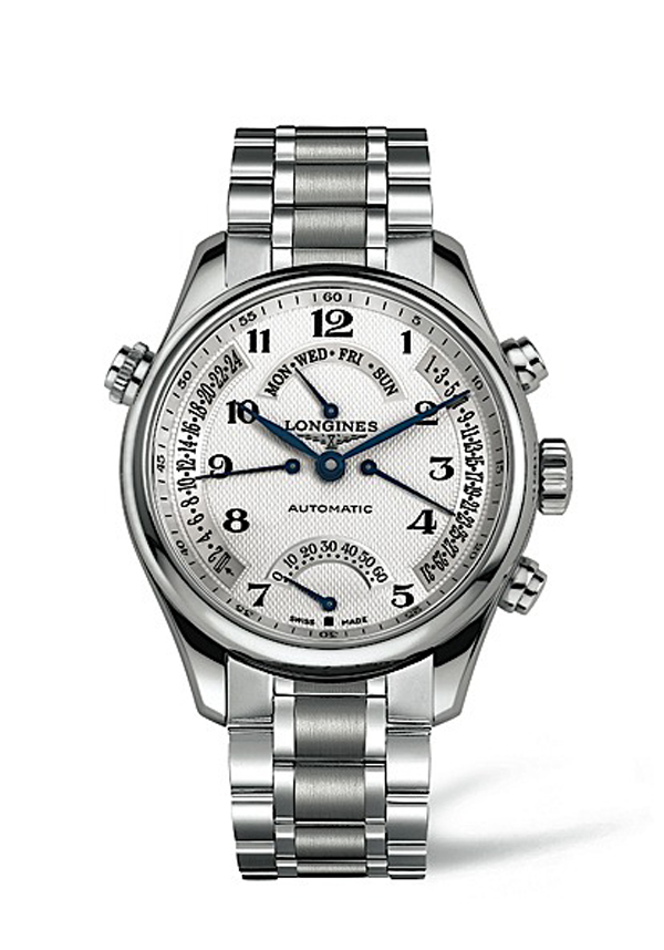 浪琴表巨擘系列逆跳腕錶