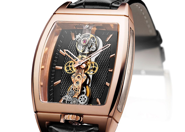 崑崙橋錶系列2011年嶄新力作Golden Bridge Tourbillon with sapphire Bridge