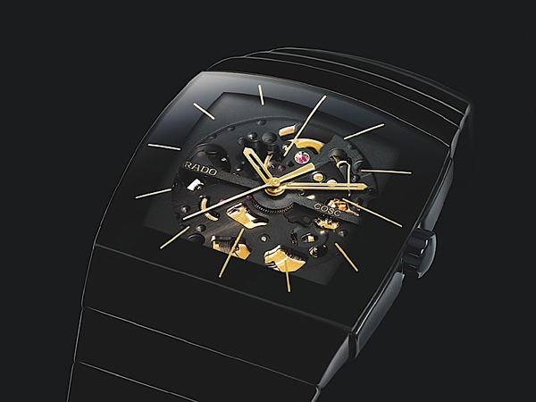雷達RADO新錶-銀鑽系列天文台鏤空機械腕錶