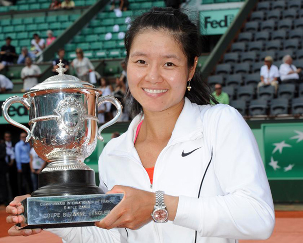 勞力士代言人李娜勇奪法網大滿貫女子單打冠軍